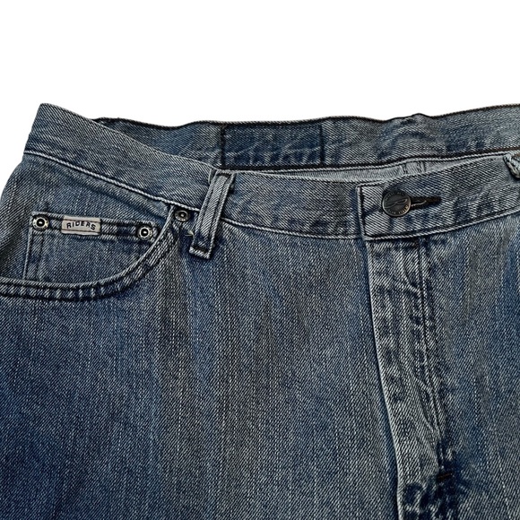 Vintage Lee Riders Blue Jeans Women’s 18M Thick Denim USA Made - Picture 3 of 7